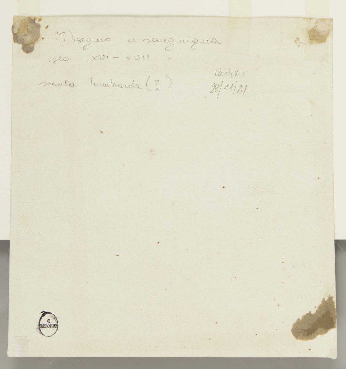 Lotto Composto da Tre Disegni