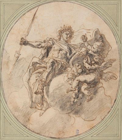Francesco Solimena (1657-1747)studio per Figura Allegorica