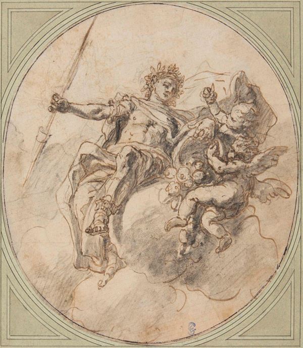 Francesco Solimena (1657-1747) Studio per figura allegorica