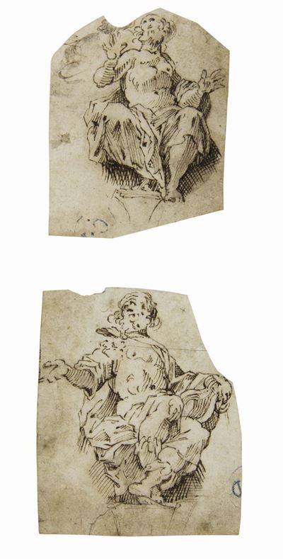 Giovanni Battista Trotti Detto il Malosso (1555-1619)studi di Profeti