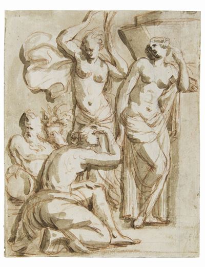 Domenico Pedrini (1728-1800)le Eliadi sul Fiume Po