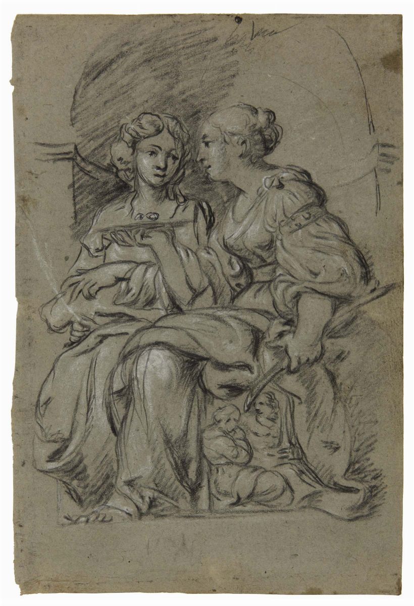 Scuola Italiana del XVII / XVIII Secololotto di Tre Disegni