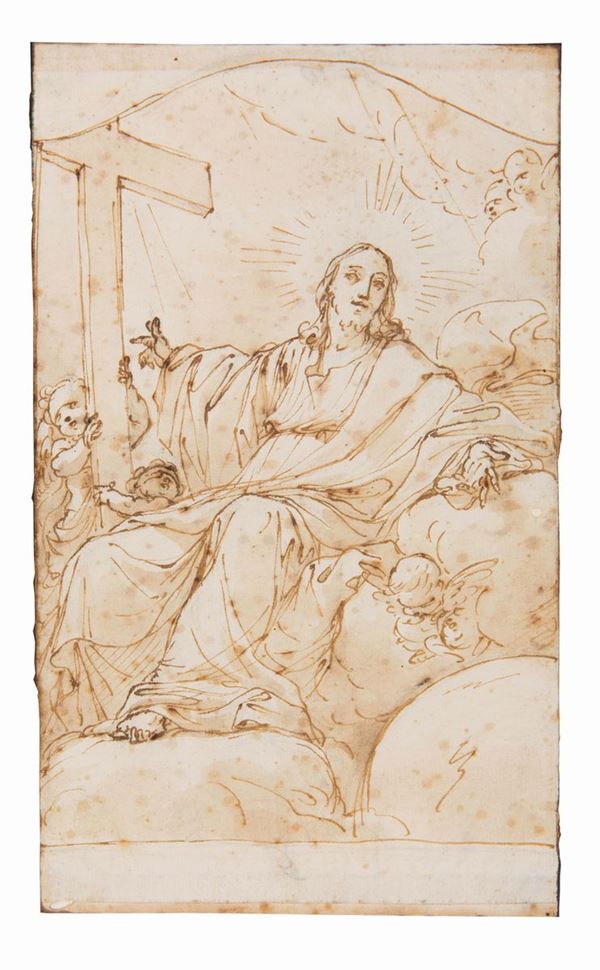 Ubaldo Gandolfi (1728-1781) Cristo in gloria