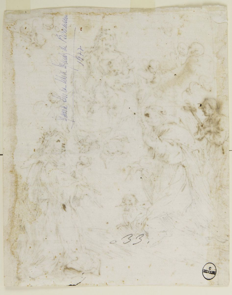 Scuola Veneta del XVIII Secolomadonna e Gloria e Santi