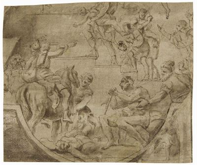 Studio Napoletana del XVIII Secolostudio per Affresco
