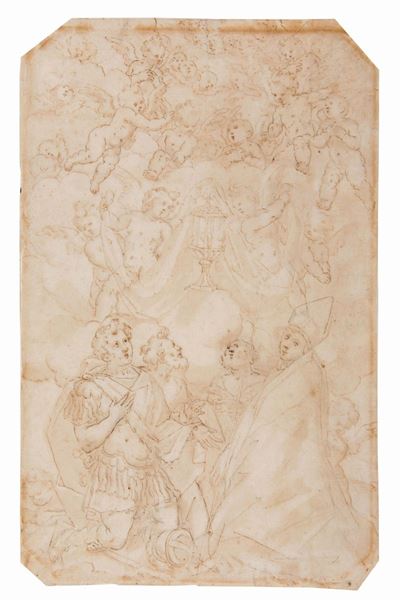 Avanzino Nucci (1511-1629) Attribuito Aquattro Santi Oranti