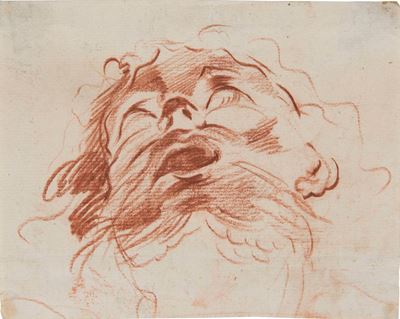 Scuola Romana del XVII Secolo e Scuola Italiana Neoclassicalotto di Due Disegni