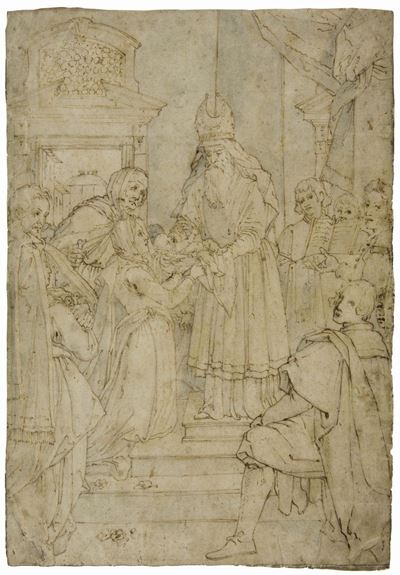 Jacopo Chimenti (1551 Circa-1640) Detto Jacopo da Empolipresentazione al Tempio
