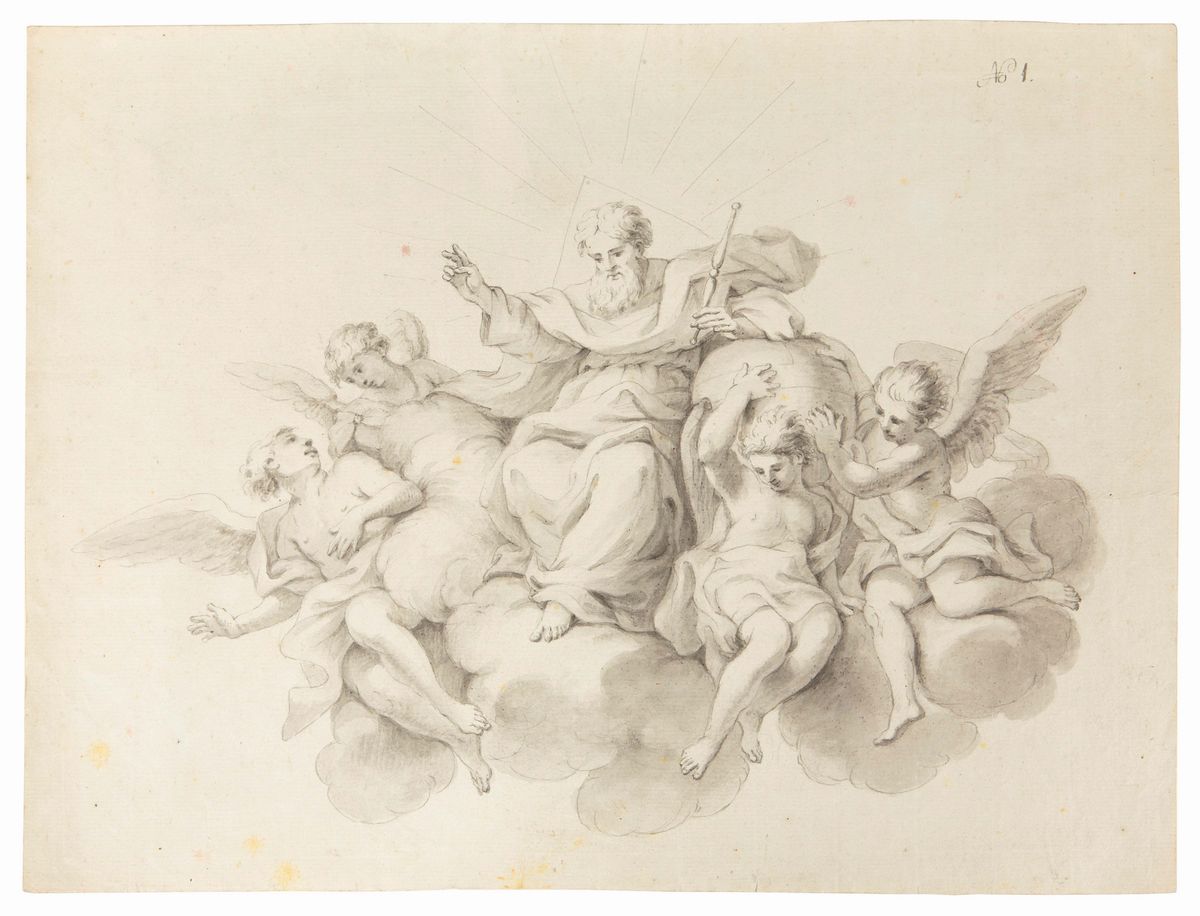 Scuola Italiana del XVIII Secololotto di Due Disegni