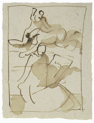 Fortunato Duranti (1787-1863)studio di Figure