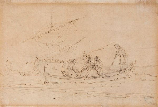 Giuseppe Bernardino Bison (1762 -1844) Lotto di due disegni