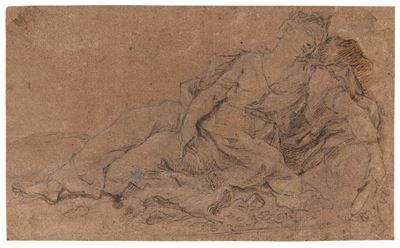 Giovanni Antonio Guardi (1698/99 - 1760)figura Femminile