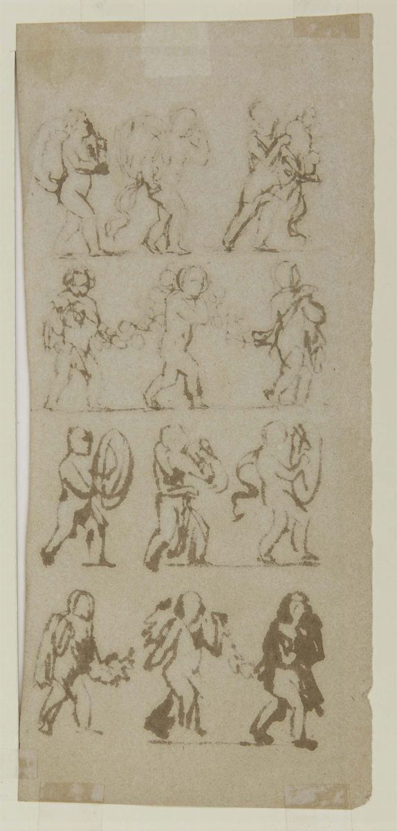 Lotto di Diciasette Stampe e Disegni