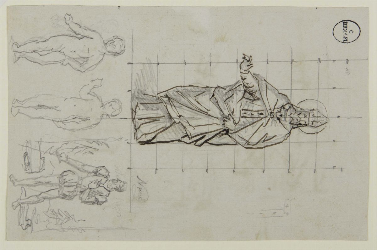 Lotto di Diciasette Stampe e Disegni