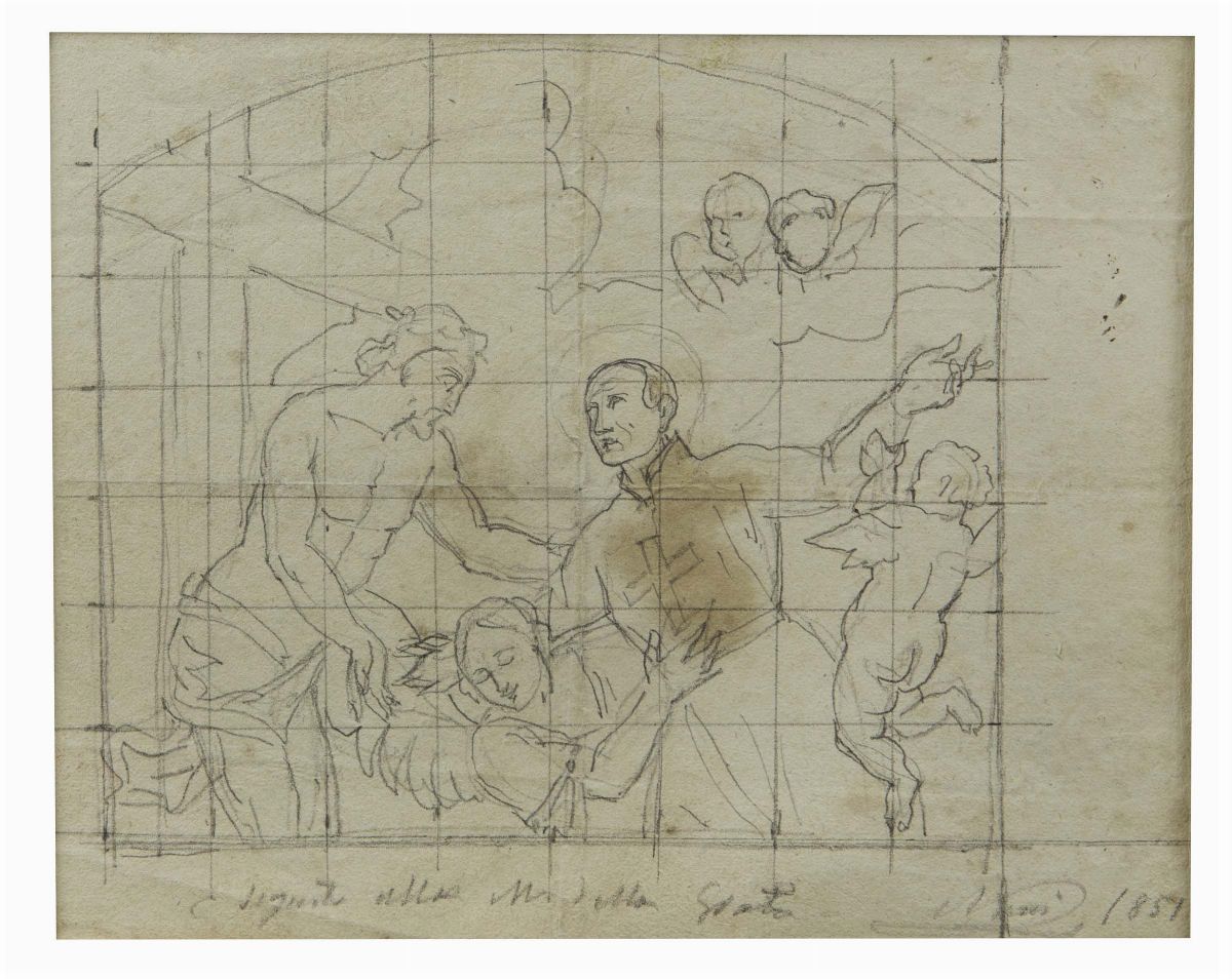 Lotto di Diciasette Stampe e Disegni