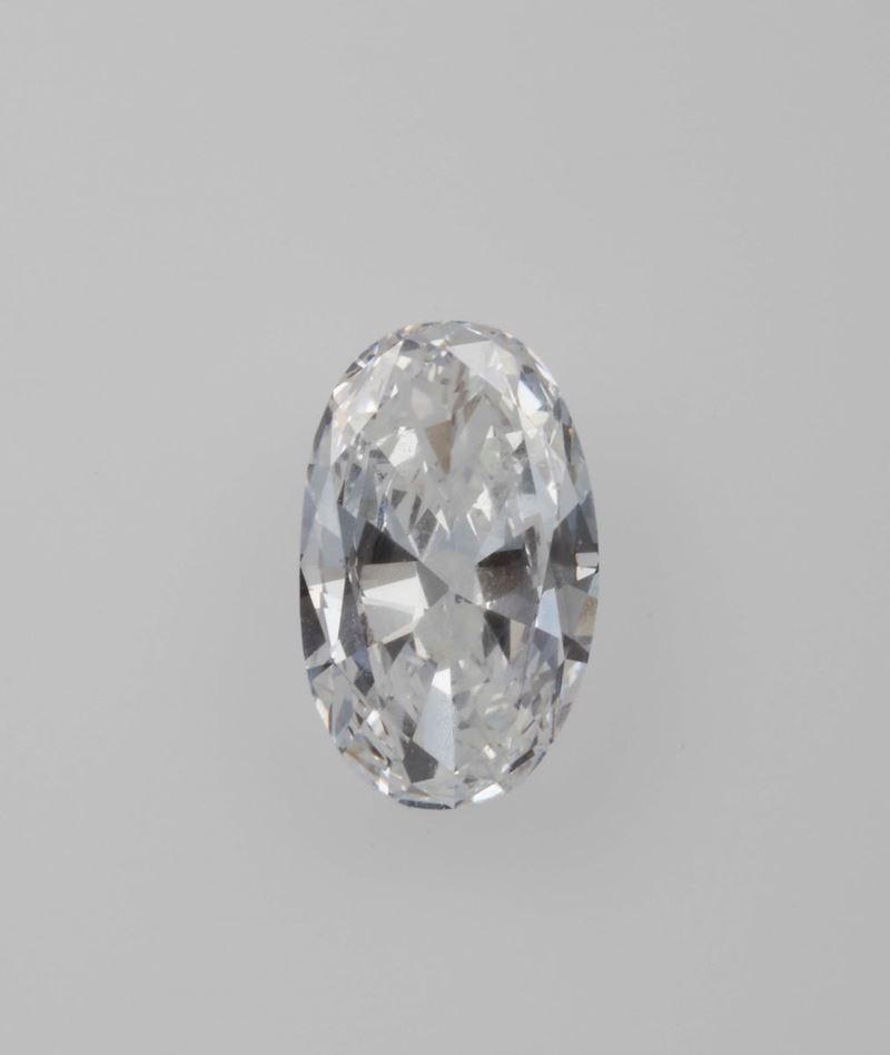 Unmounted oval-cut diamond weighing 2.63 carats  - Auction Fine Jewels - II - Cambi Casa d'Aste