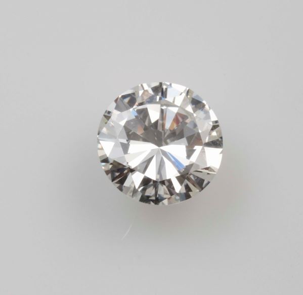 Unmounted brilliant-cut diamond weighing 3.01 carats