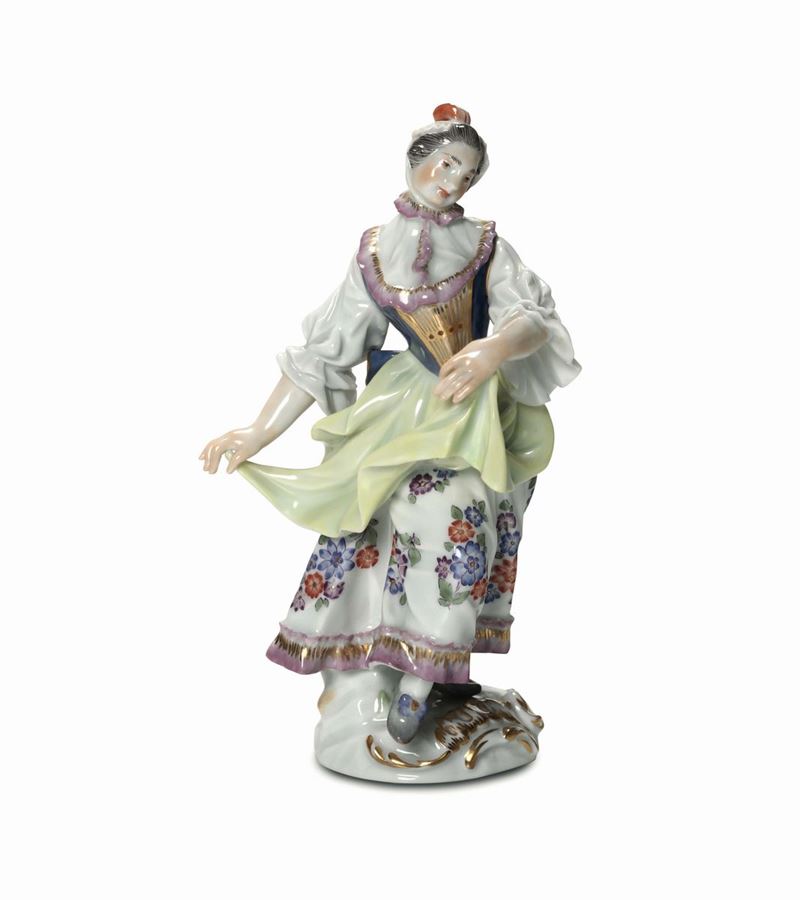 Figurina Meissen,  dopo il 1973  - Asta Porcellane Europee da Collezione - Cambi Casa d'Aste