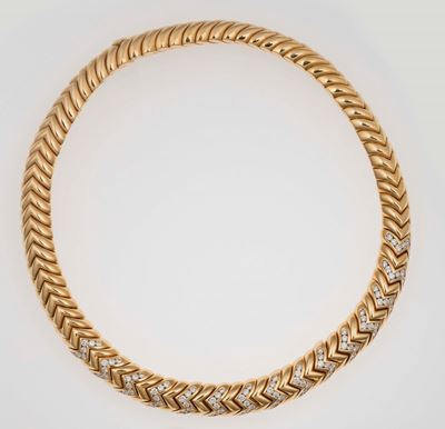 Bulgari. Girocollo Spiga con Diamanti