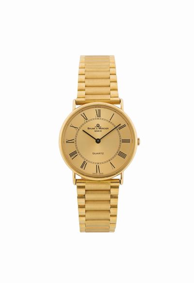 Baume & Mercier, Orologio da Polso, da Signora, al Quarzo, in Oro Giallo 18k con Bracciale Origin...