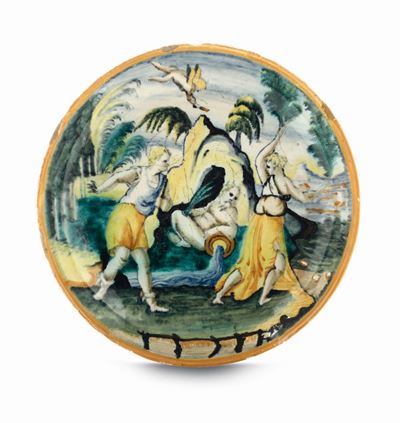 Coppa Bottega Metaurense, Bottega della Metà del XVI Secolo