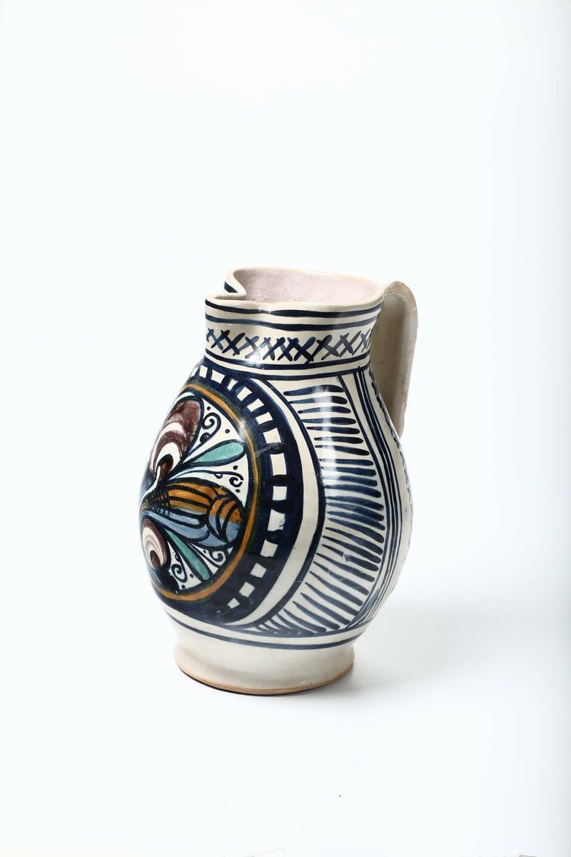 Boccale in Maiolica, Faenza XVI Secolo