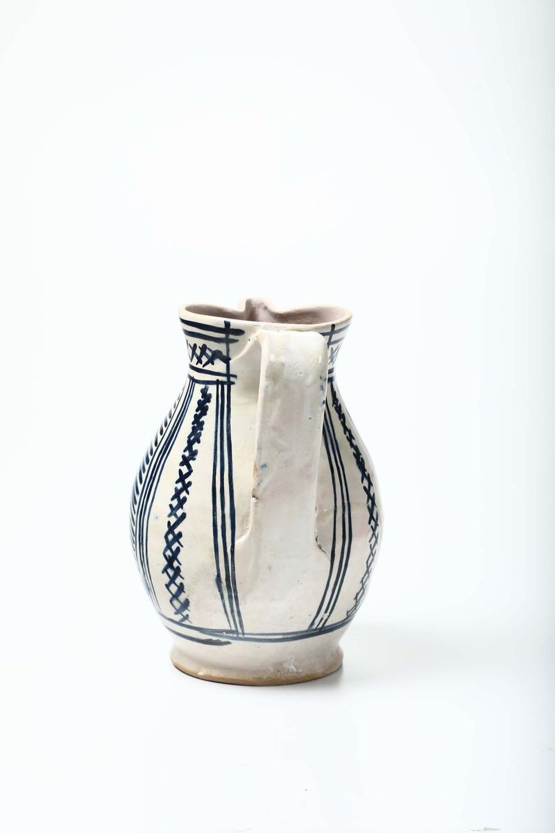 Boccale in Maiolica, Faenza XVI Secolo