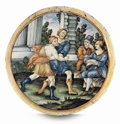 Tondo Castelli, Bottega di Francesco Saverio Grue ( Attr. ) Circa 1740-1755