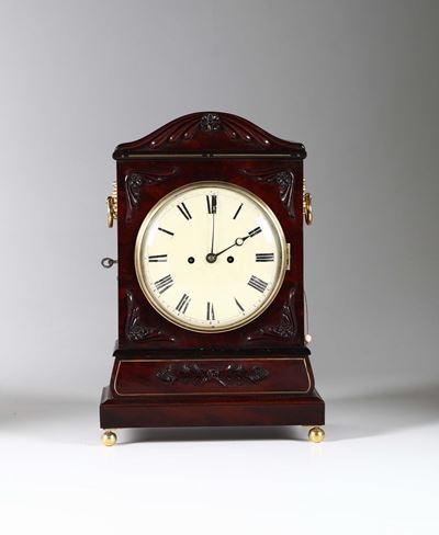 Pendola da Mensola Inglese in Legno, Periodo 1840.