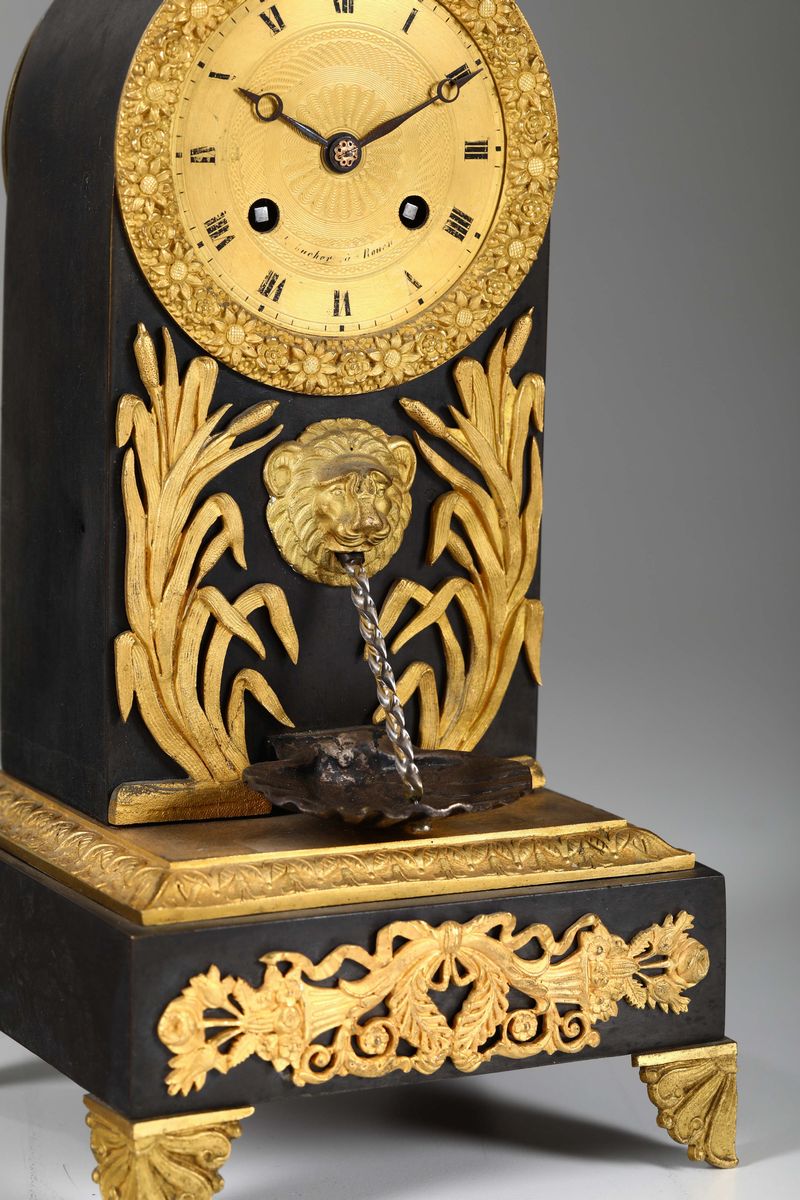 Pendola Francese in Bronzo, Periodo 1830.