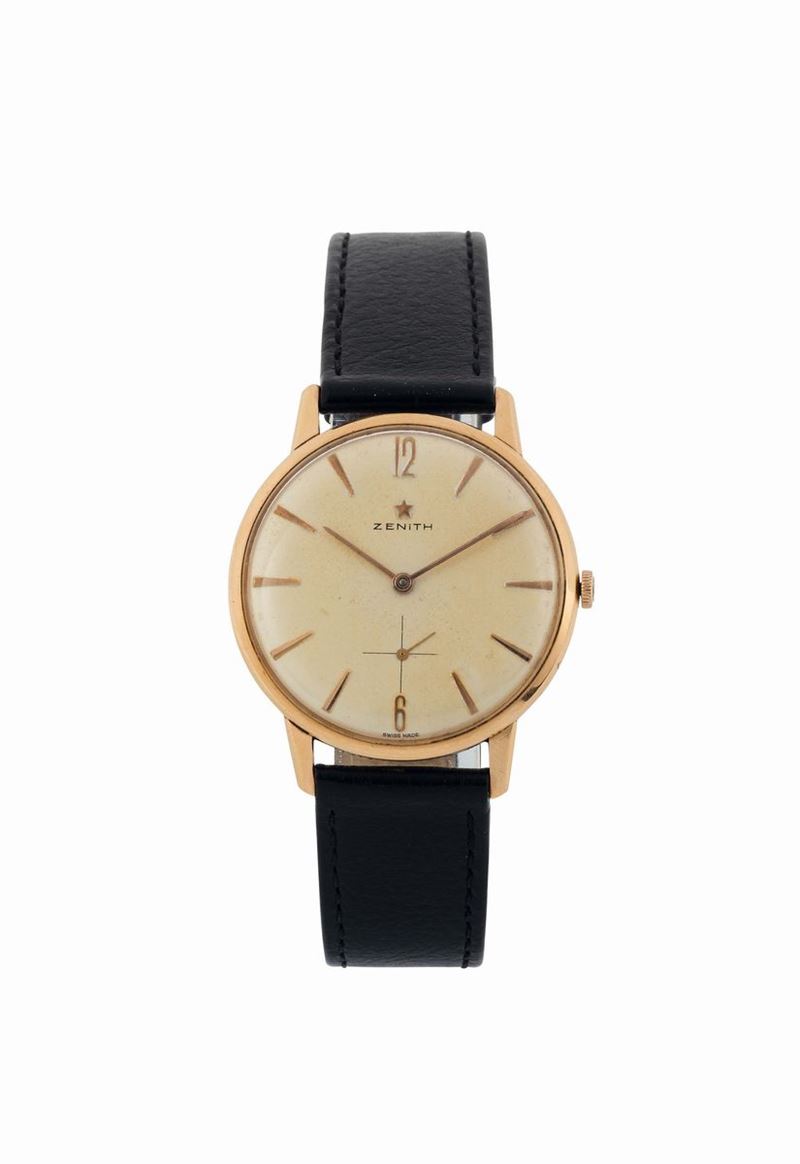 ZENITH, 18K yellow gold wristwatch. Made circa 1960  - Auction Watches and Pocket Watches - Cambi Casa d'Aste