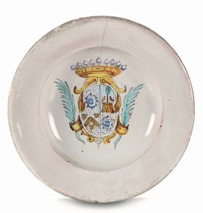 Piatto Roma, Bottega della Prima Metà del XVII Secolo