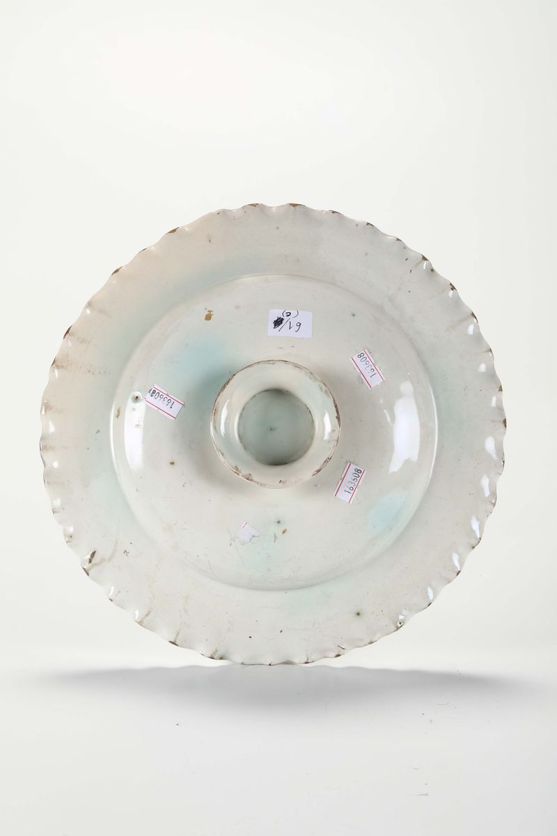 Piatto Laterza, Fabbrica Laertina della Seconda Metà del XVII Secolo