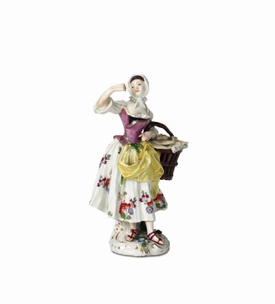 Figurina Meissen, 1755 Ca. Modello di Friedrich Elias Meyer
