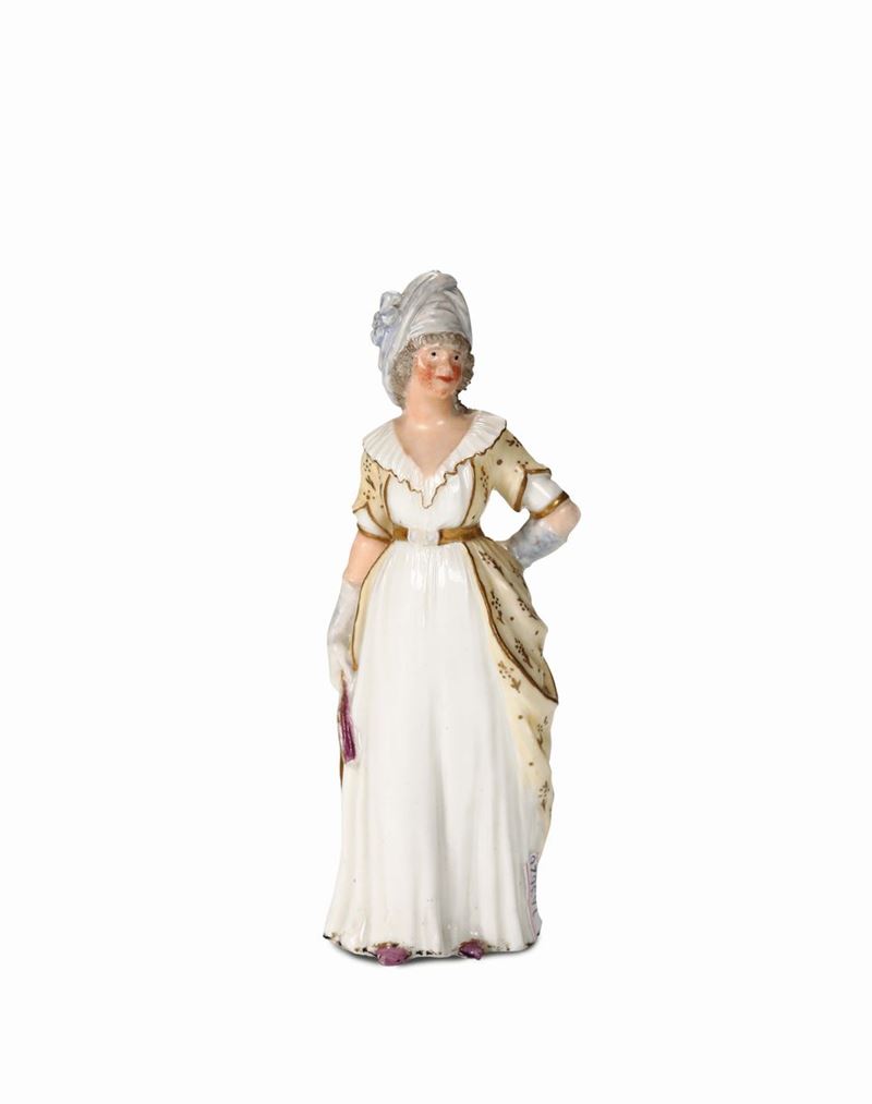 Figurina Napoli, Real Fabbrica Ferdinandea, 1790-1800  - Asta Porcellane Europee da Collezione - Cambi Casa d'Aste