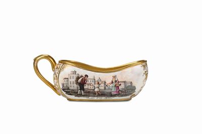 Rarissimo Bourdaloue Napoli, Fabbrica Poulard Prad, 1810 - 1815