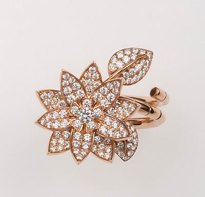 Anello Fiore con Diamanti