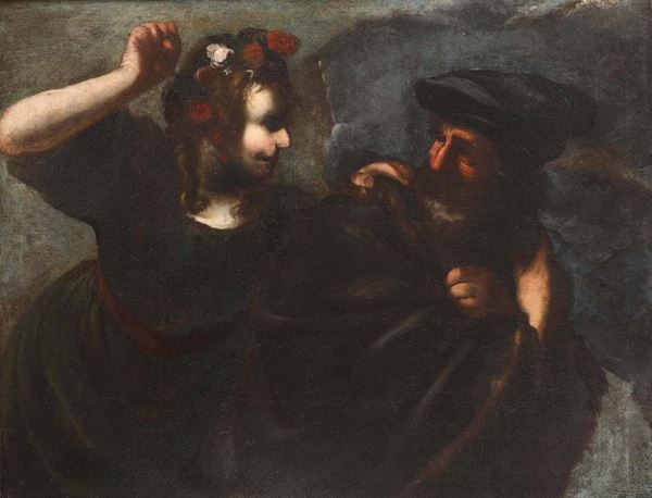 Francesco Montelatici detto Cecco Bravo (Firenze 1607 - Innsbruck 1661), ambito di Figure