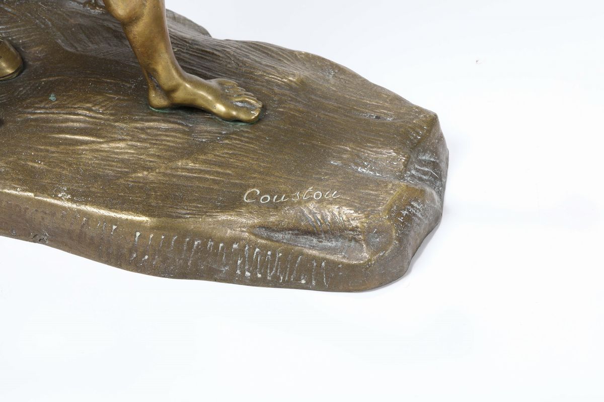 Coppia di Gruppi Equestri in Bronzo Dorato