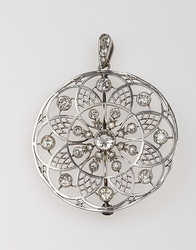 Pendente con Diamanti di Vecchio Taglio