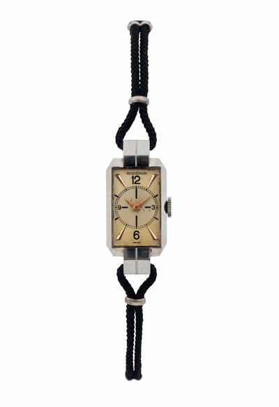 Jaeger Lecoultre, Orologio da Polso, da Signora, in Acciaio, di Forma Rettangolare. Realizzato ne...