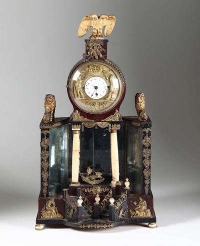 Pendola da Tavolo in Stile Impero, Francia XIX Secolo