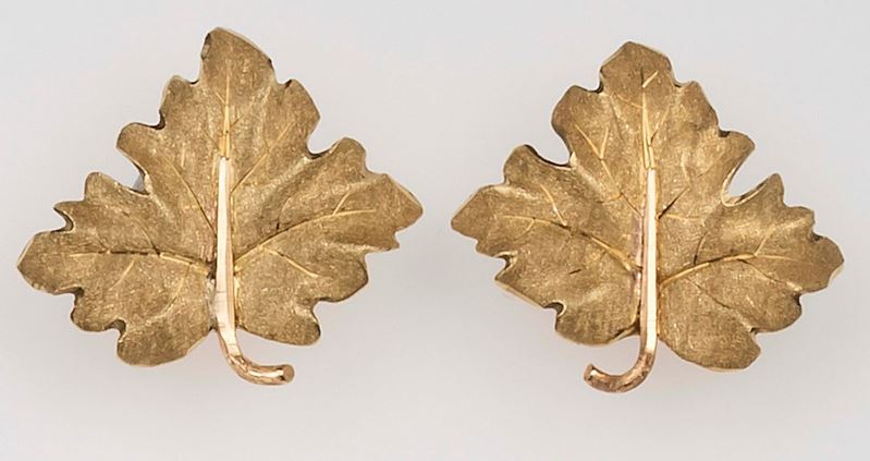 Pair of gold earrings. Mario Buccellati  - Auction Fine Jewels - II - Cambi Casa d'Aste