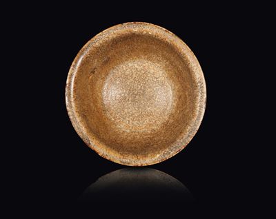 Coppetta in Grès con Smalto Marrone Chiaro, Cina, Dinastia Song (960-1279)