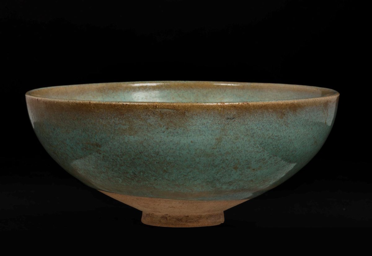 Ciotola Jun con Smalto Blu Lavanda, Cina, Dinastia Song (960-1279)