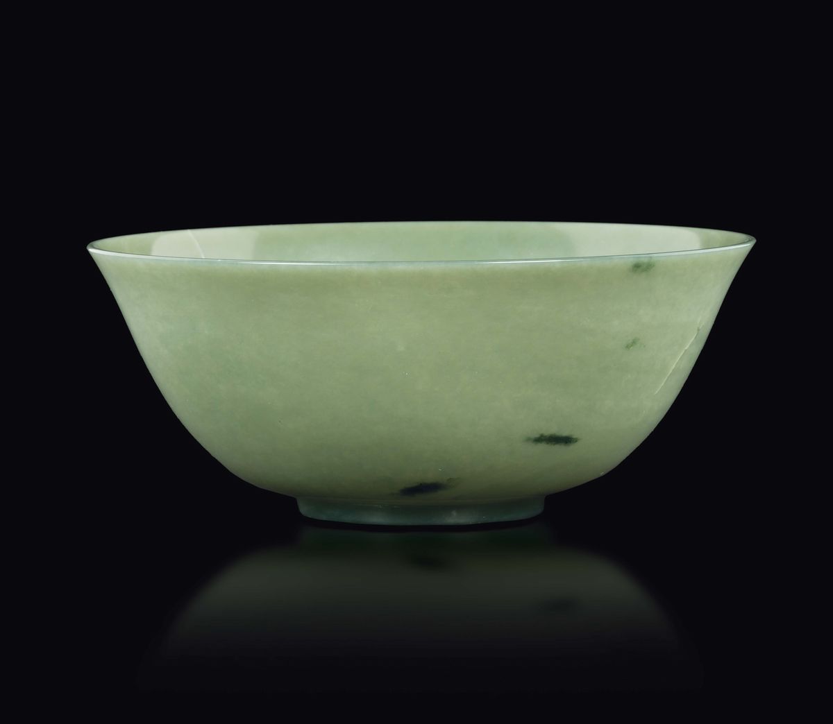 Coppa in Giada Verde, Cina, Dinastia Qing, XIX Secolo