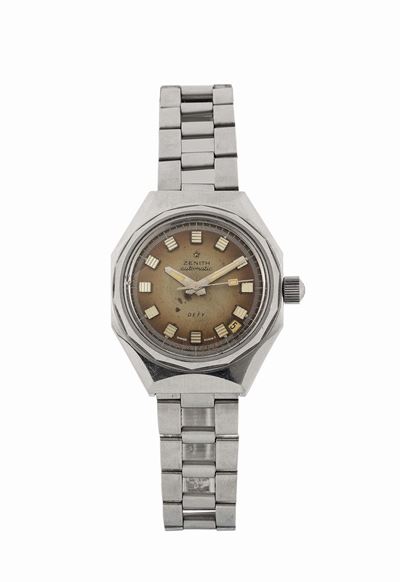 Zenith, Automatic, Defy, Orologio da Polso, in Acciaio, Impermeabile, Automatico con Datario e Ra...