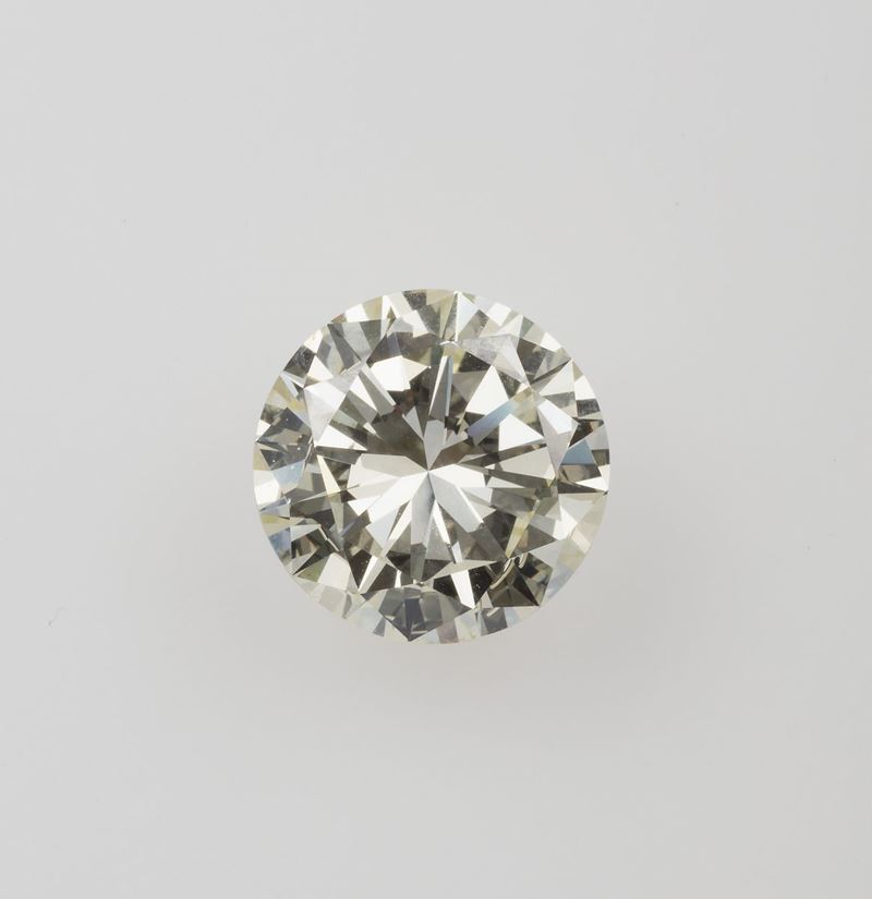Unmounted brilliant-cut diamond weighing 5.23 carats  - Auction Fine Jewels - II - Cambi Casa d'Aste