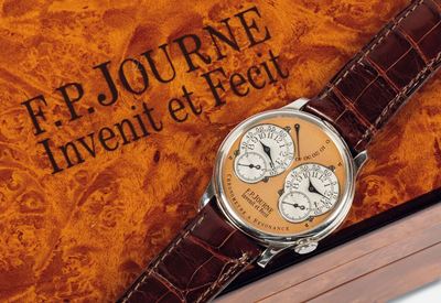 F. P. Journe , Invenit Et Fecit, Chronometer a Resonance, No. 219-02r. Raro Orologio da Polso, in...