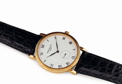 Patek Philippe, Calatrava, Ref.3919j, Orologio da Polso, in Oro Giallo 18k, con Fibbia Originale ...